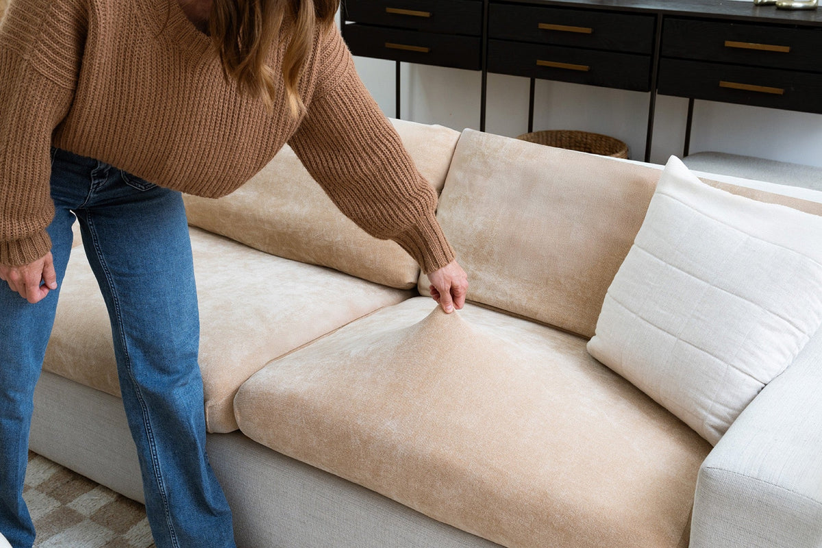 Cut for each cushion