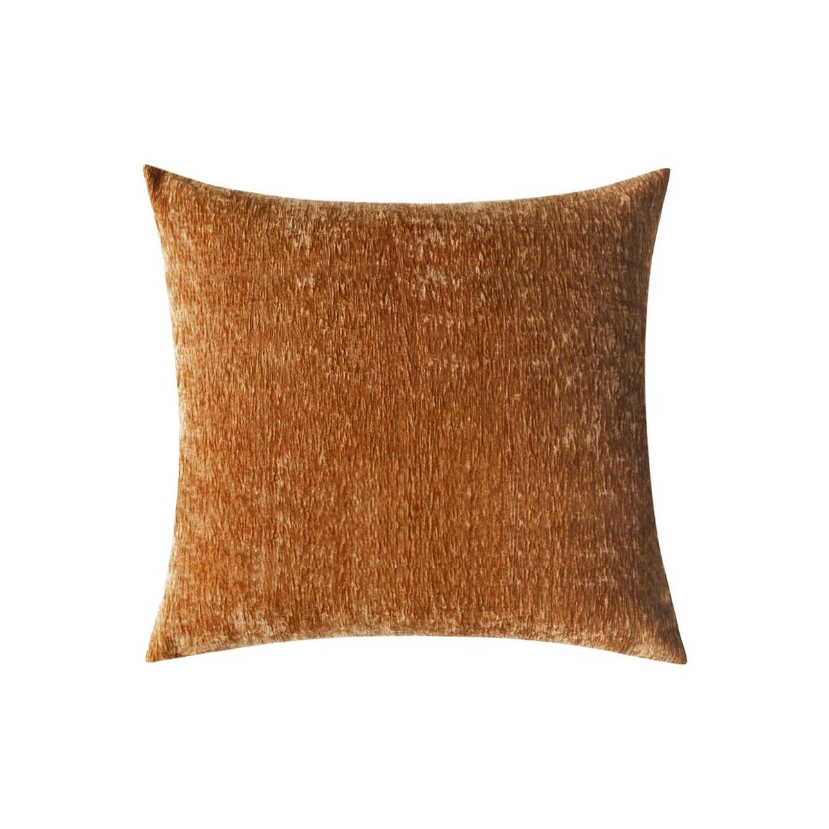 Square Woody pillow cover in Tan on a white background
