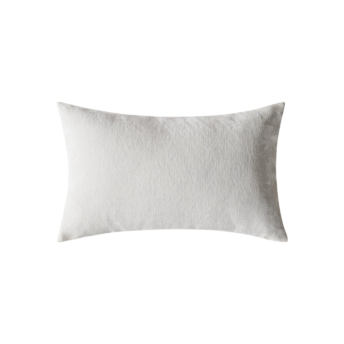 Woody lumbar pillow cover in Pearl on a white background