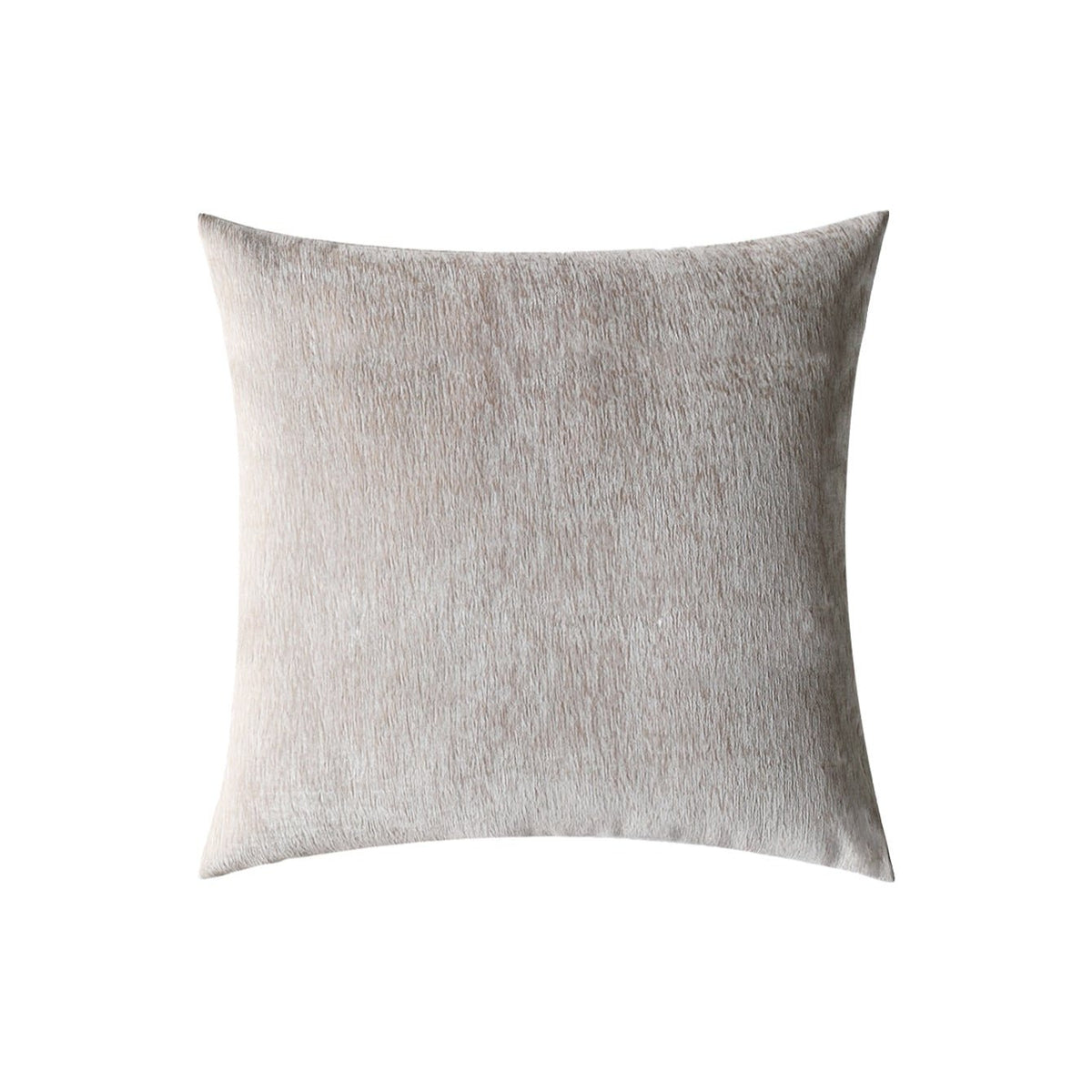 Square Woody pillow cover in Sand on a white background