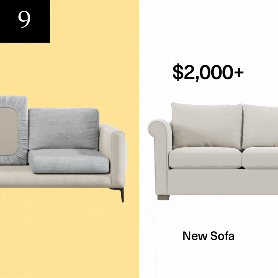 It's way cheaper than a new couch