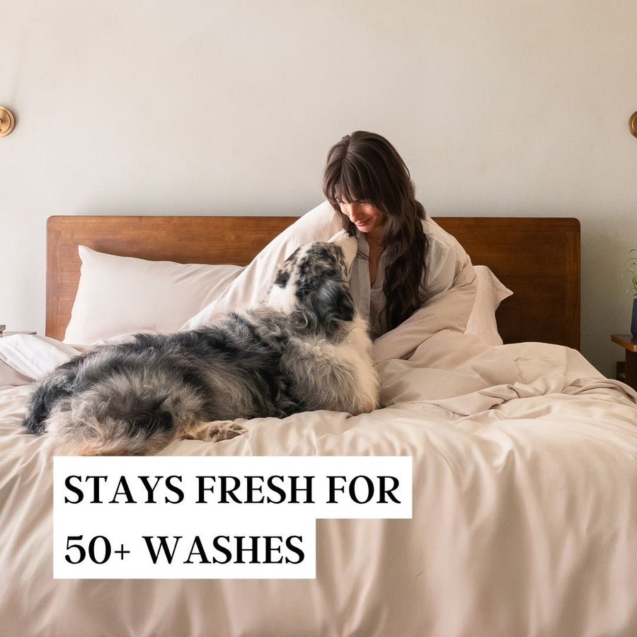 Stays fresh for days - even with your dog on the bed