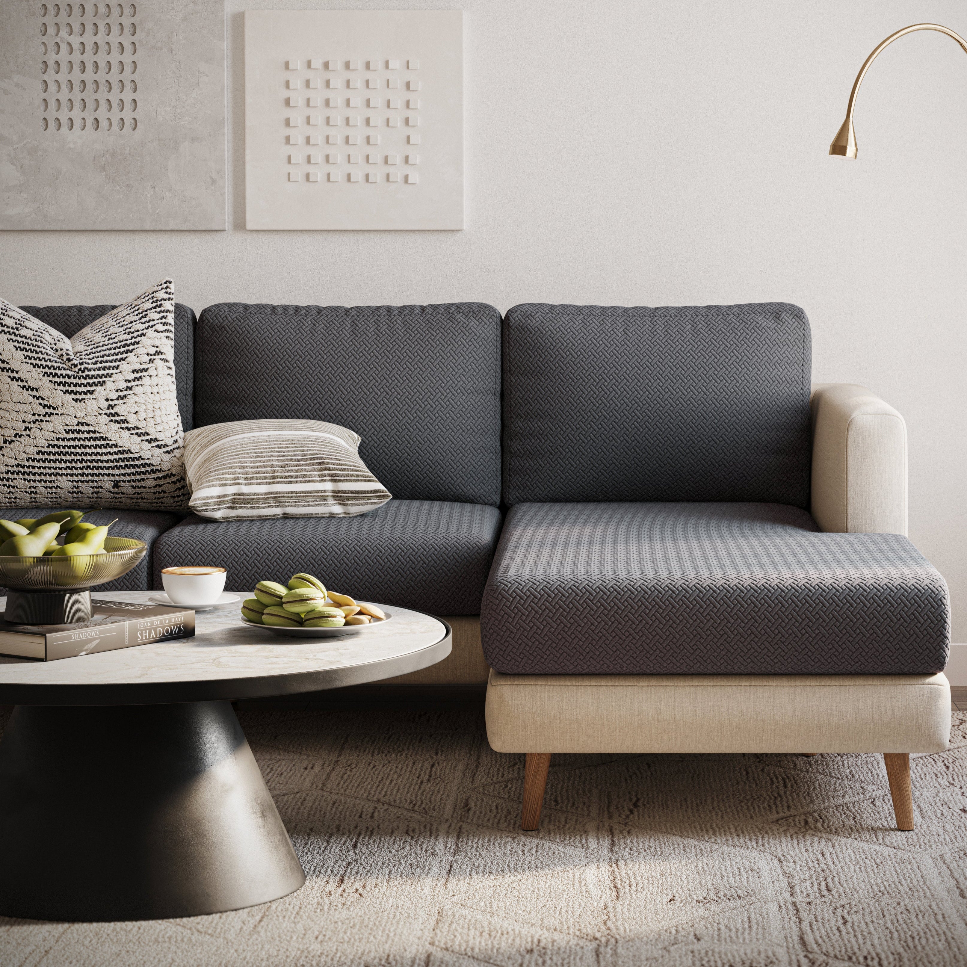 Magic Sofa Covers - Classic Bundle - Nolan InteriorMagic Sofa CoversSeat CoverCharcoal Grey