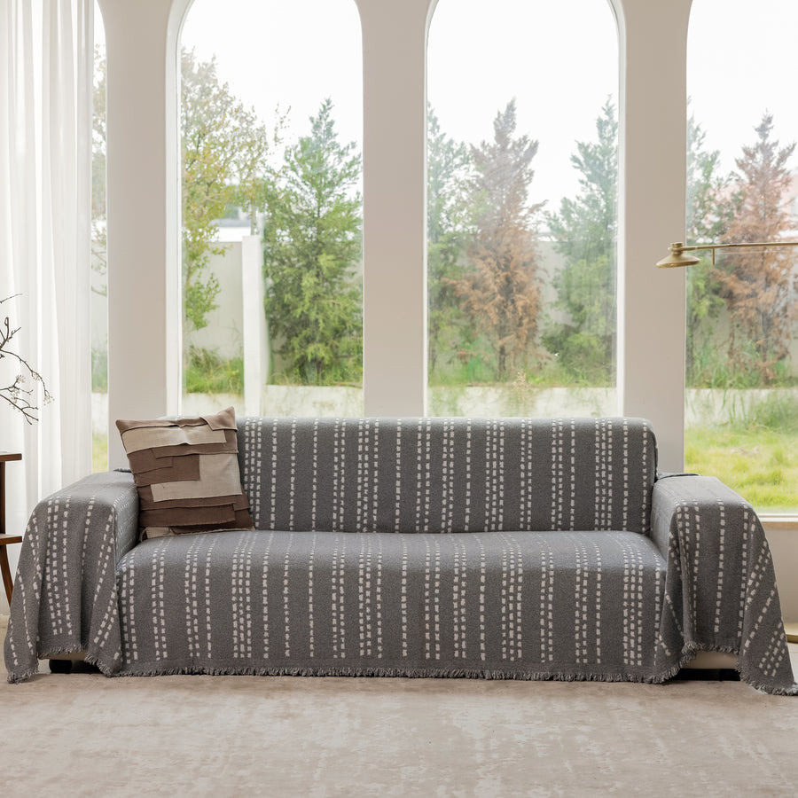 A Magic Sofa Blanket over a whole sofa