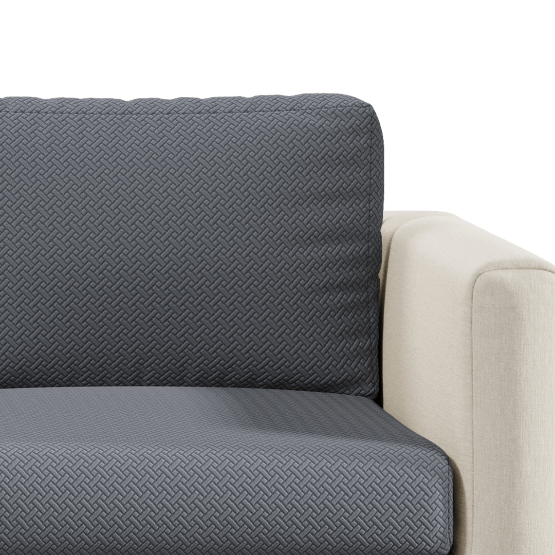 Close-up of Magic Sofa Cover Classic fabric in Charcoal Grey