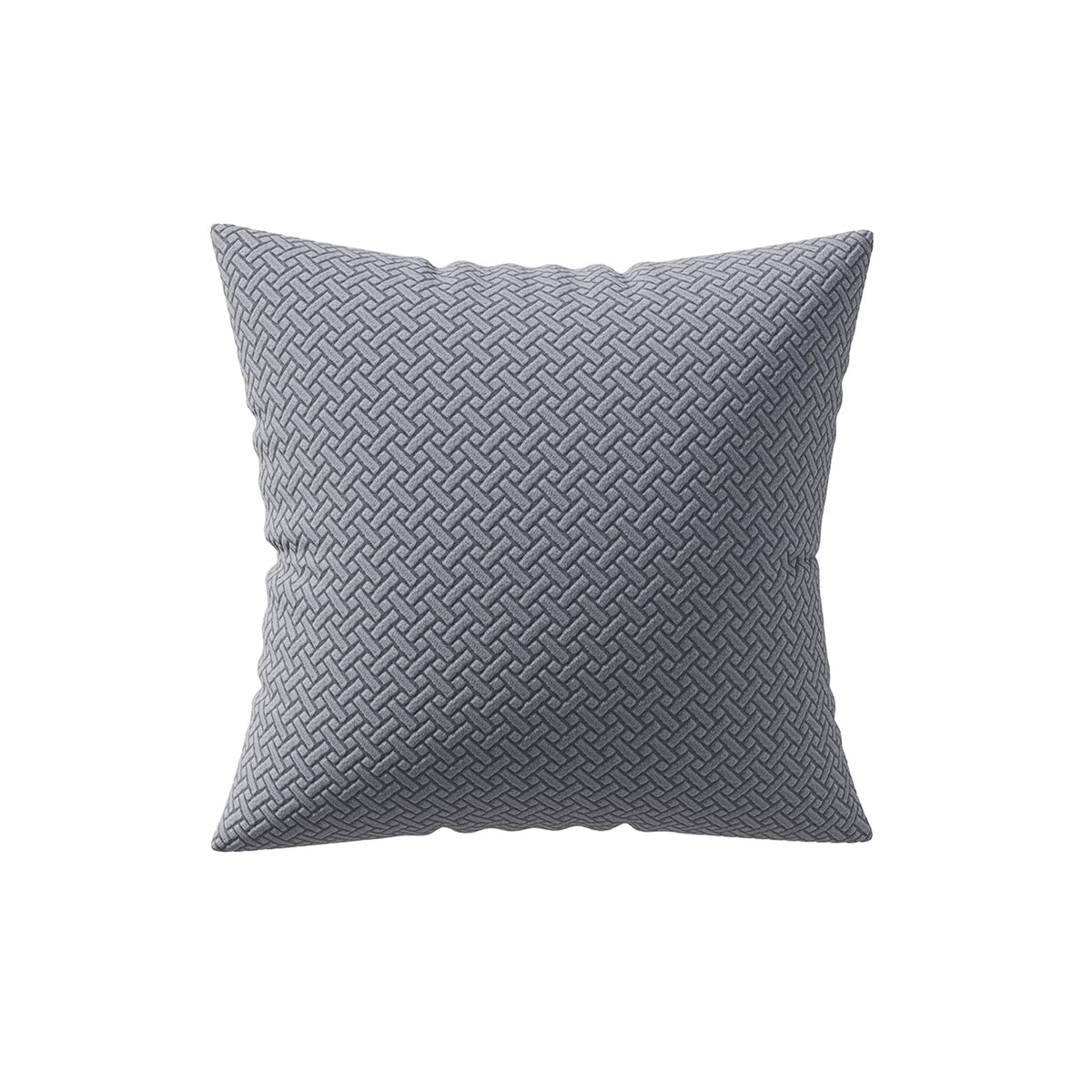 Classic pattern pillow cover in Charcoal Grey on a white background