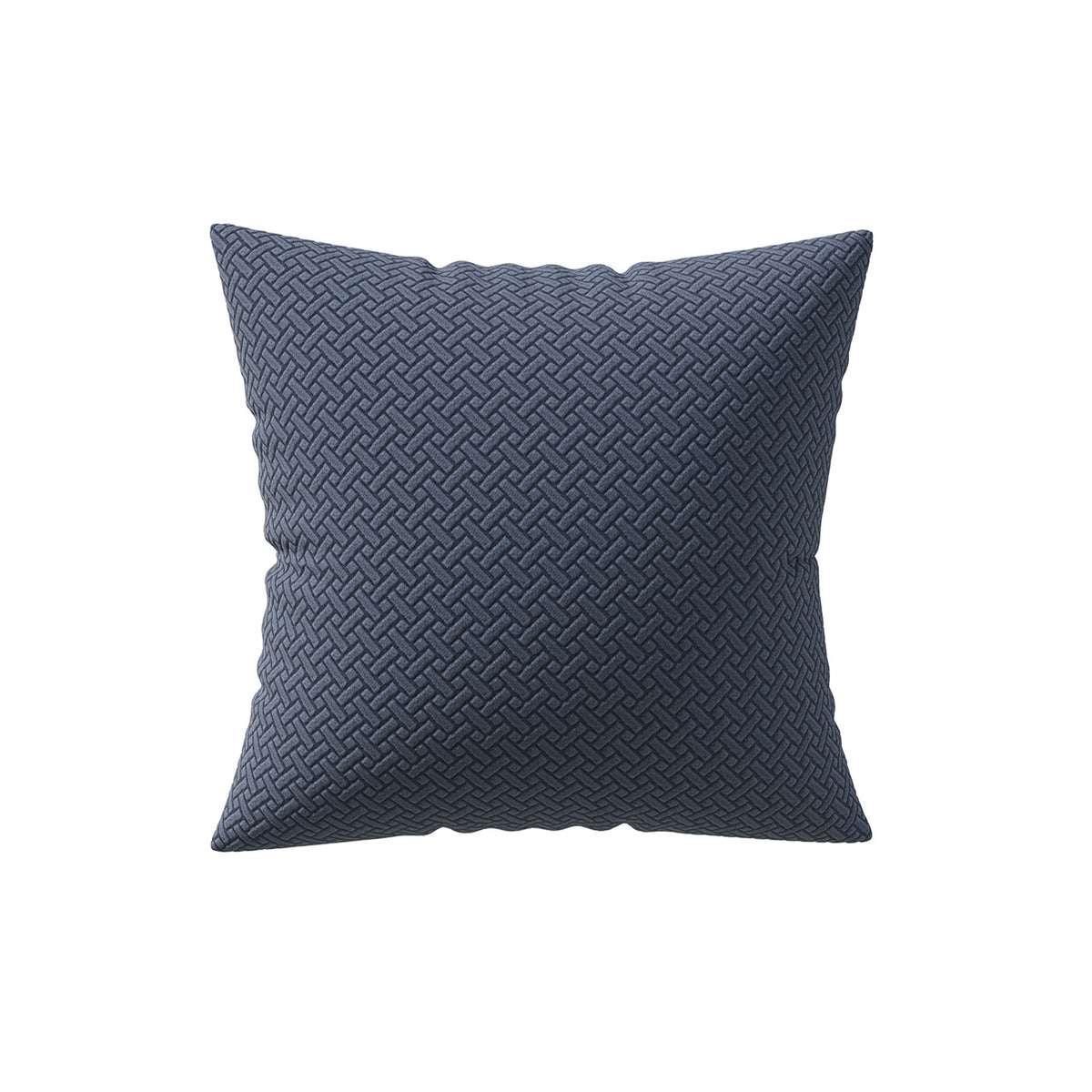 Classic pattern pillow cover in Metal Grey on a white background