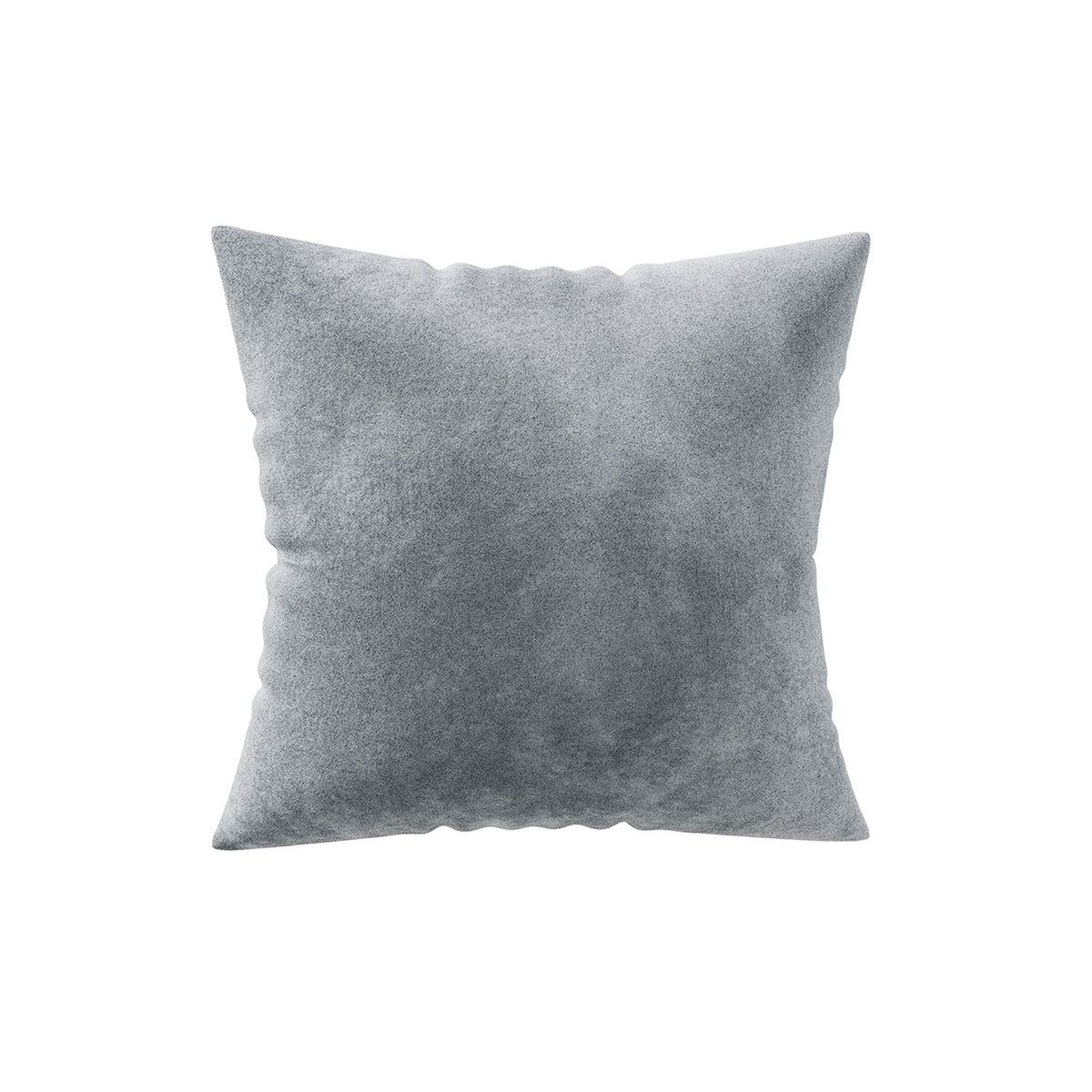 Modern pattern pillow cover in Ash Grey on a white background