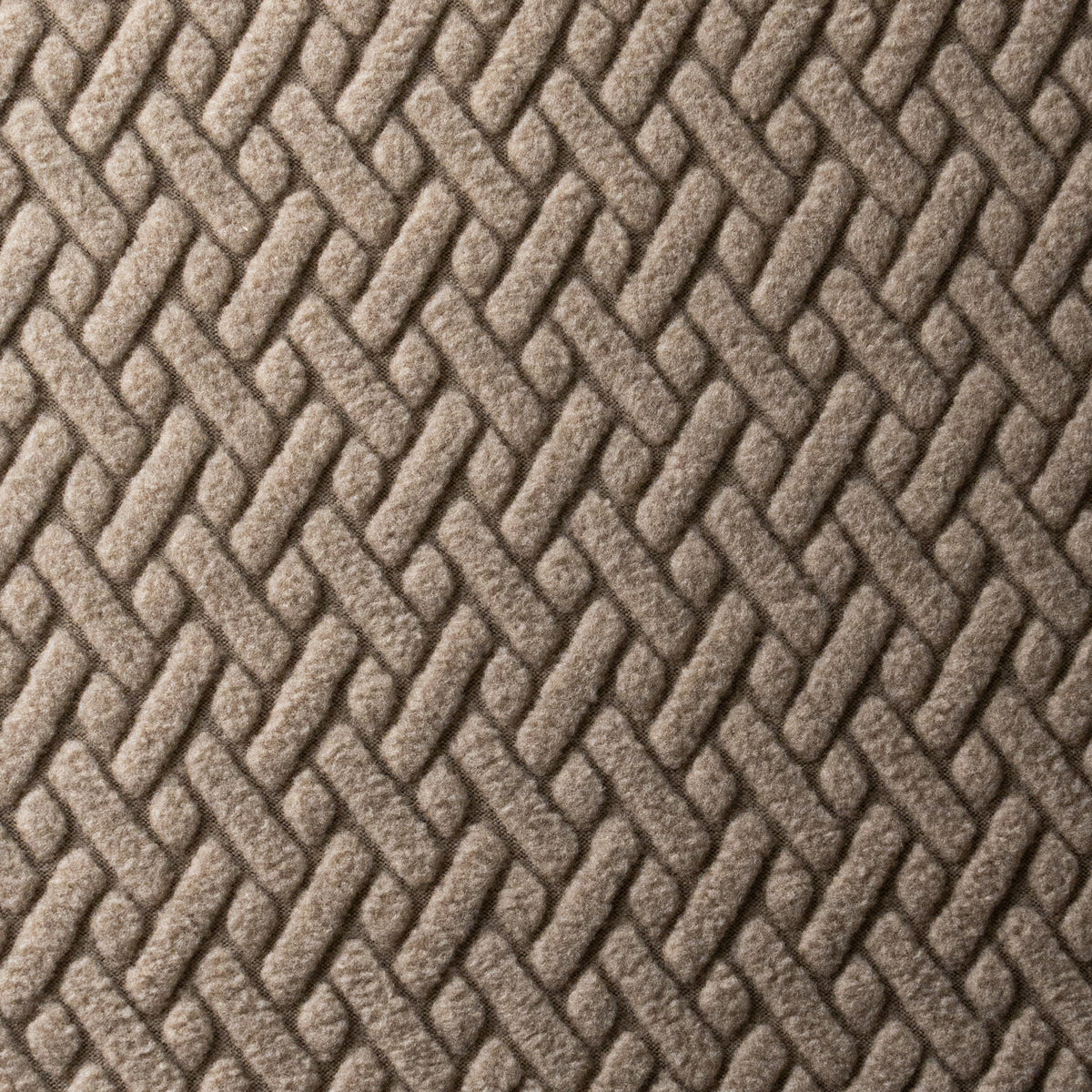 Close-up of Classic pattern Magic Sofa Swatch fabric in Camel Brown