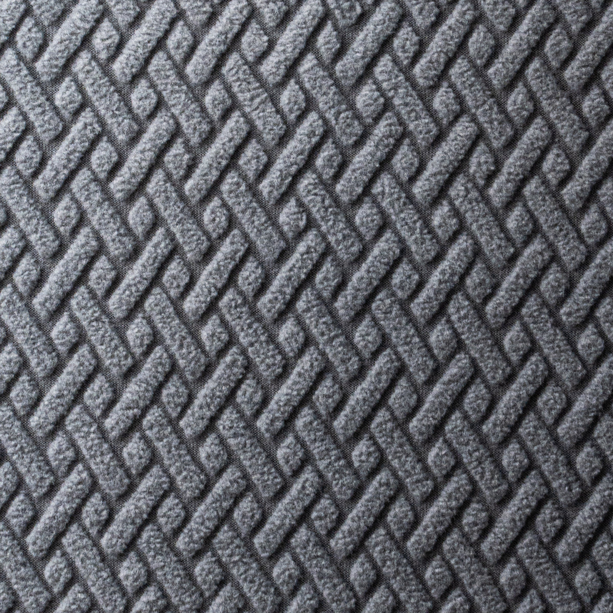 Close-up of Classic pattern Magic Sofa Swatch fabric in Charcoal Grey