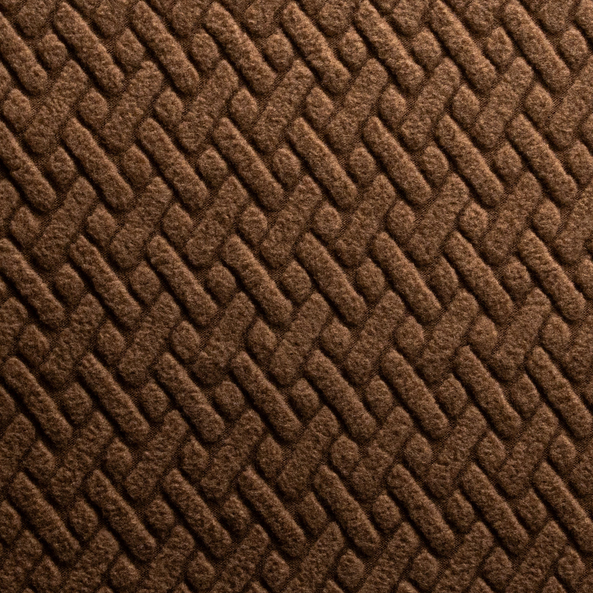 Close-up of Classic pattern Magic Sofa Swatch fabric in Cinnamon Brown
