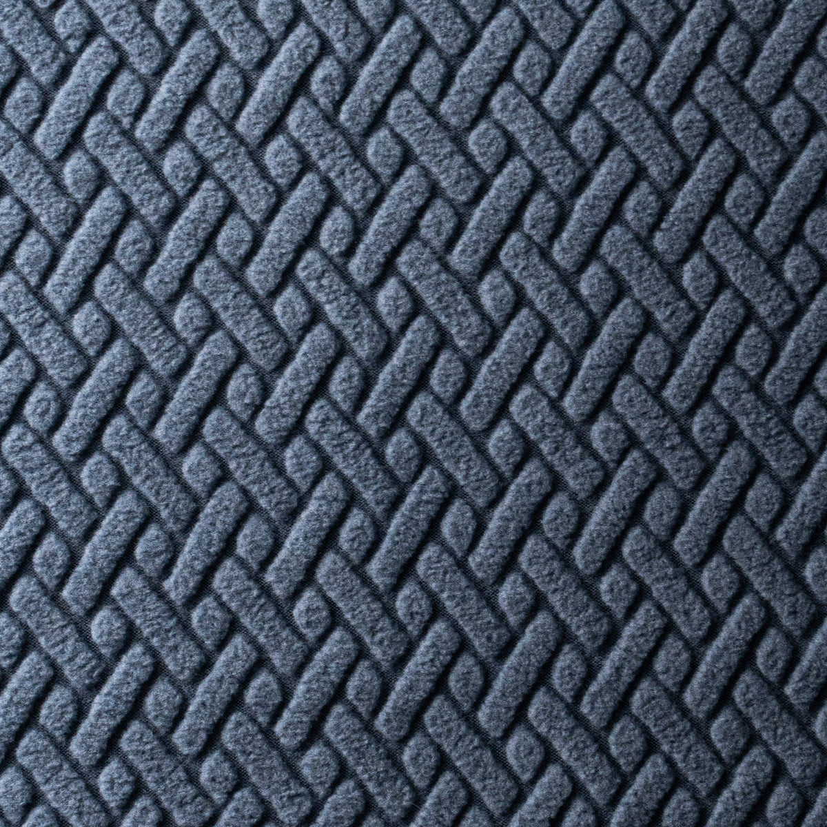 Close-up of Magic Sofa Swatch in Classic pattern, Metal Grey, laid flat