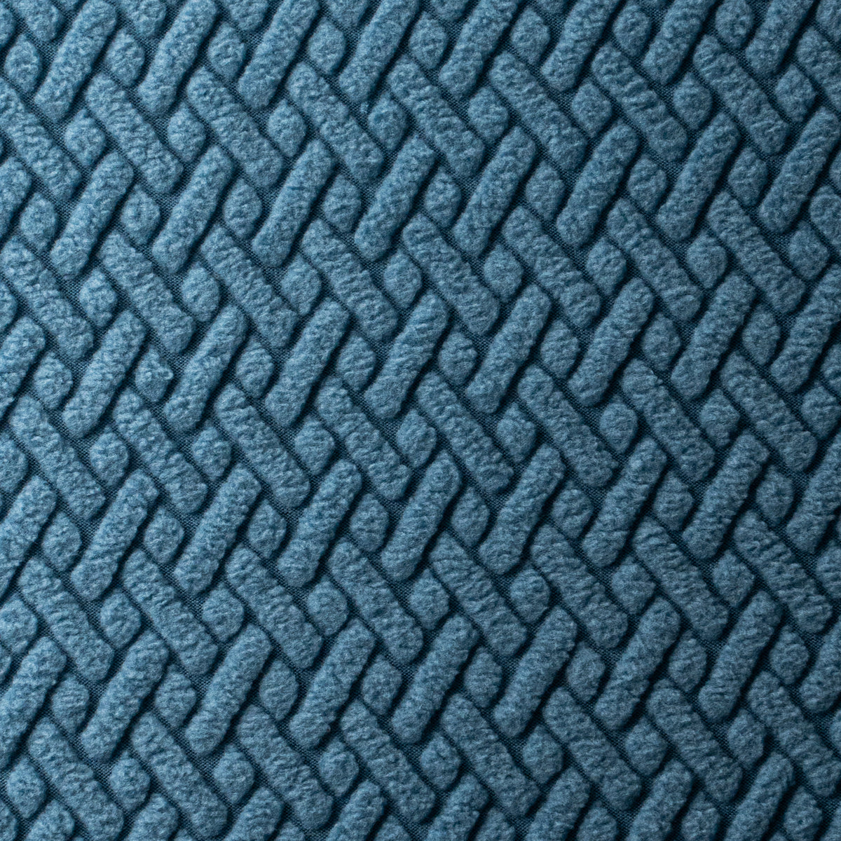 Close-up of Classic pattern fabric swatch in Steel Blue