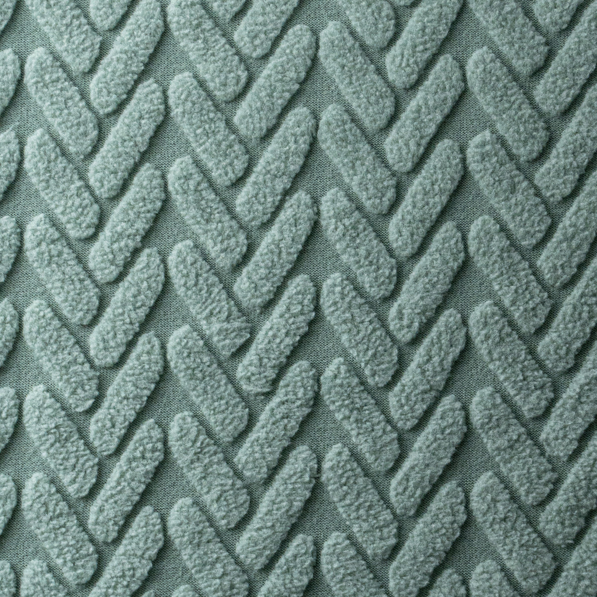 Close-up of Wheat pattern Magic Sofa Swatch fabric in Cypress Green