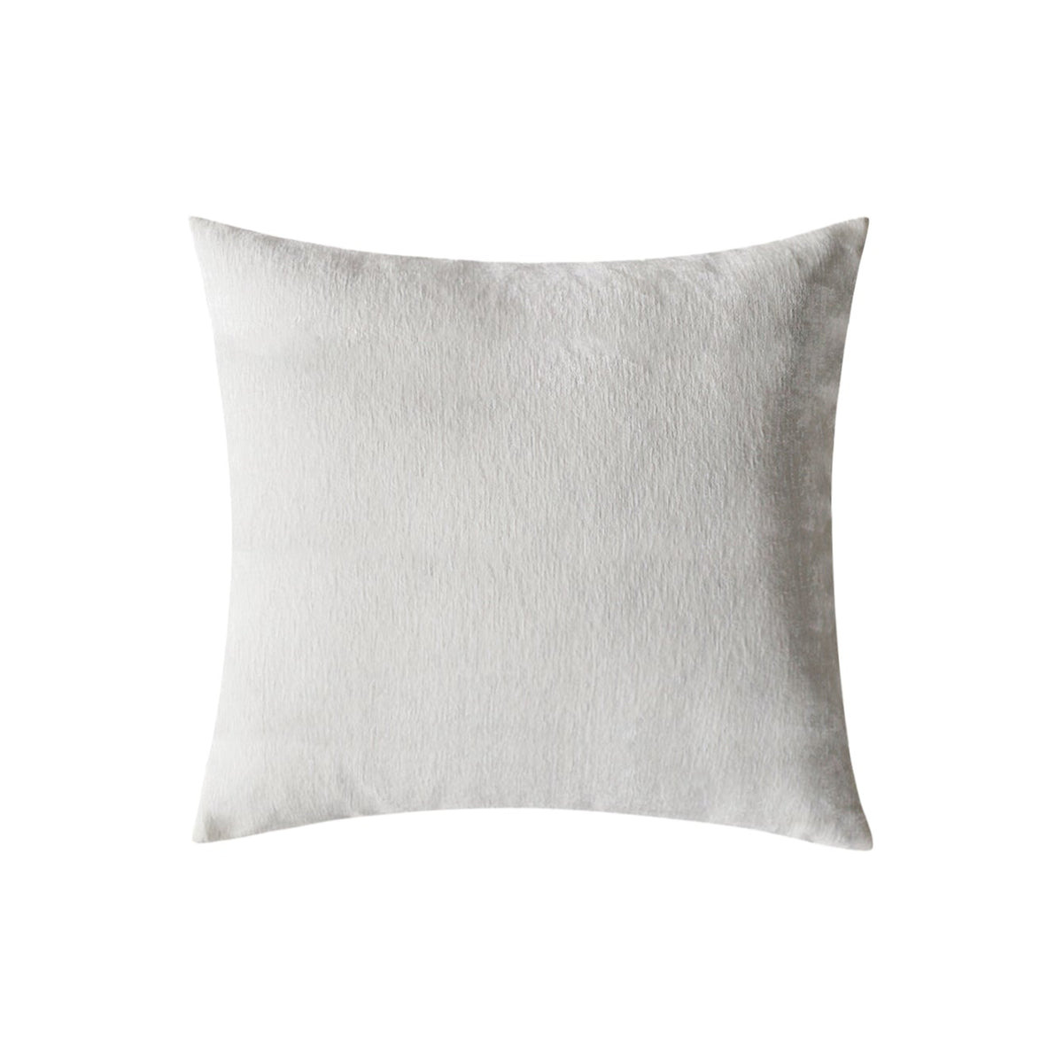 Square Woody pillow cover in Pearl on a white background