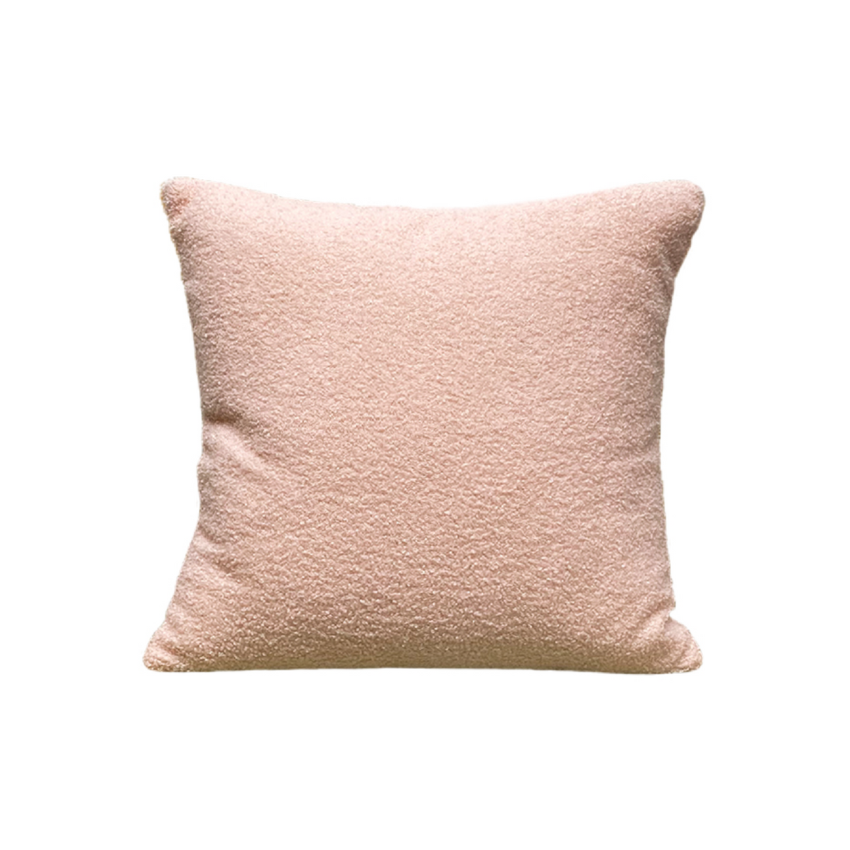 Teddy pillow cover in Peony on a white background