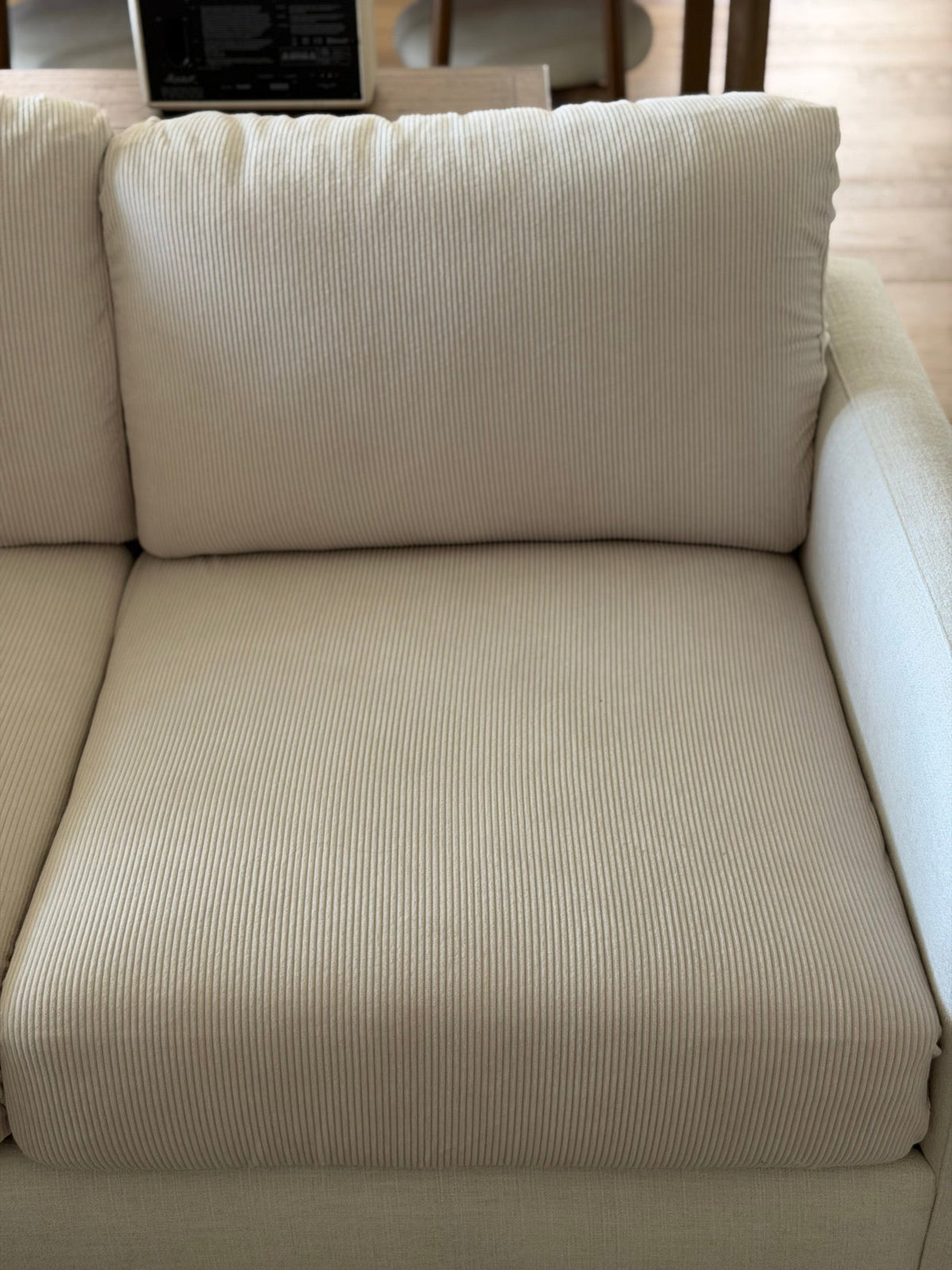 Cut for each cushion