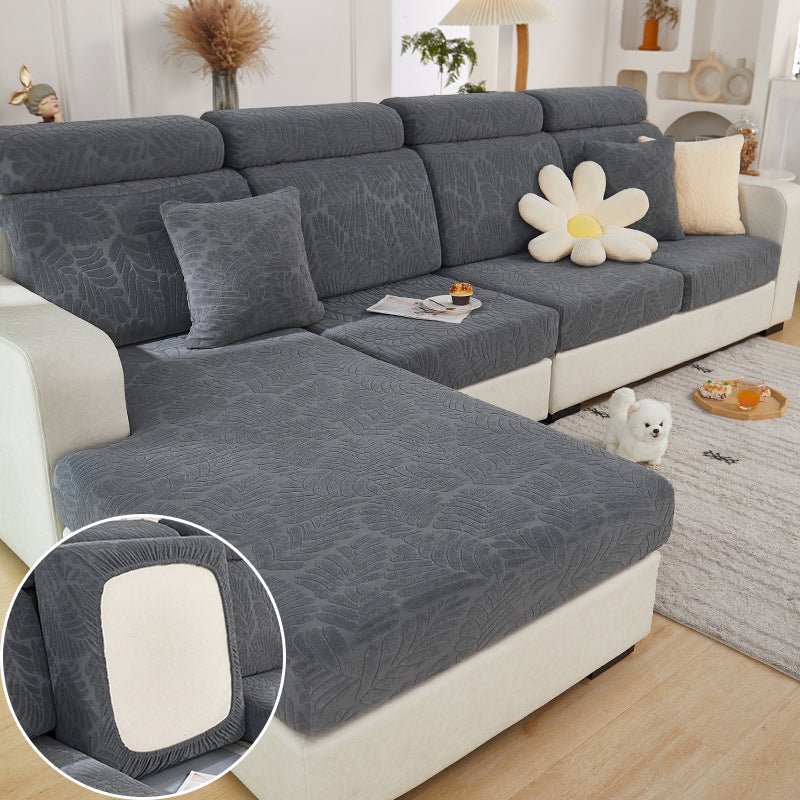 Sofa Covers - Leaf (New Size) - Nolan InteriorMagic Sofa CoversSize 1Dark Grey